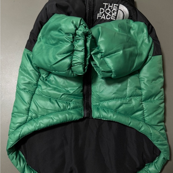 the dog face Other - Green pet Jacket